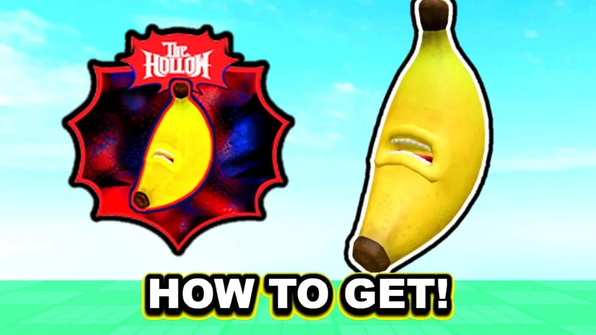 Video thumbnail showing the LOLWEN reward beside a banana character and The Hollow badge.