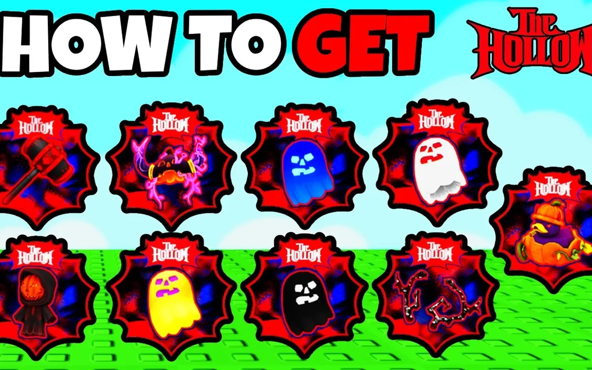 Video thumbnail showing nine The Hollow reward badges.